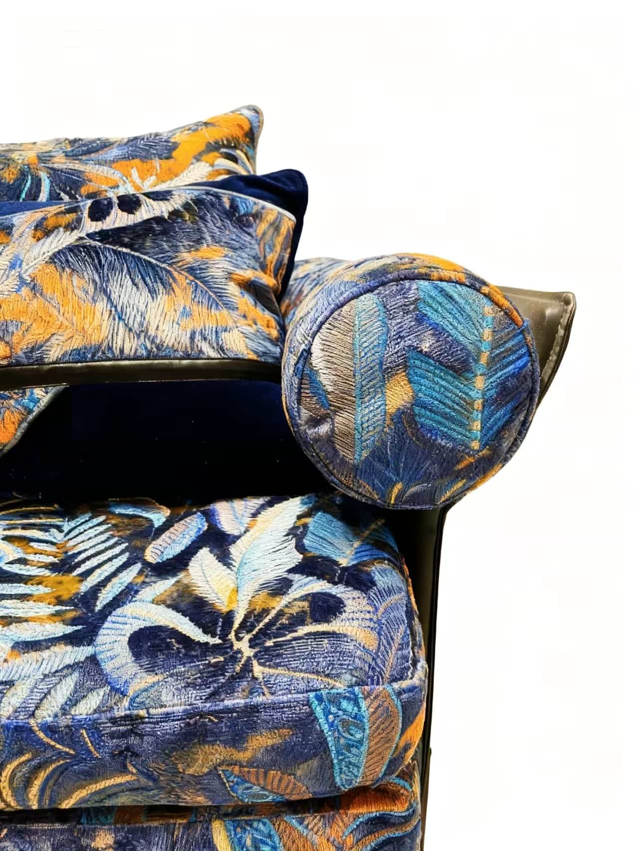 JBL ຄຸນະພາບສູງ Jacquard Velvet Fabric Fashion New Collection Rainforest Pattern Morden Style Jacquard Velvet ສໍາລັບໂຊຟາ